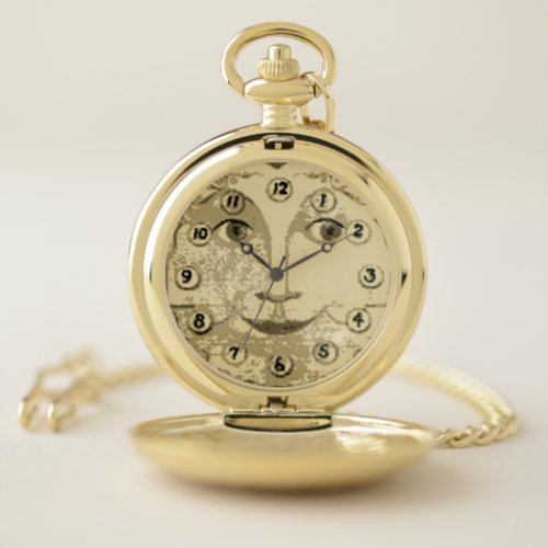 Grandfather Clock Pocket Watch