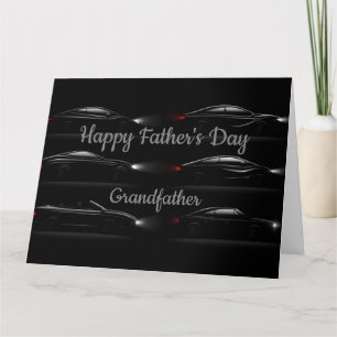 Grandfather father Classic Cars Vehicles Father's Card