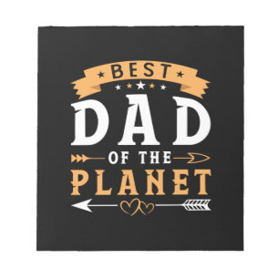 Grandfather Gift Best Dad Of The Planet Notepad