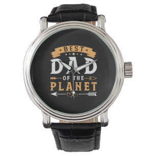 Grandfather Gift Best Dad Of The Planet Watch