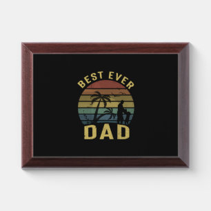 Grandfather Gift Best Ever Dad Award Plaque