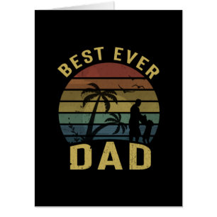 Grandfather Gift   Best Ever Dad Card