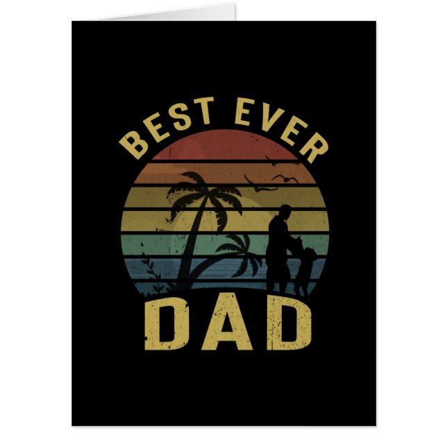 Grandfather Gift | Best Ever Dad Card (Front)