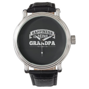 Grandfather Gift Happiness Is Being A Grandpa Watch