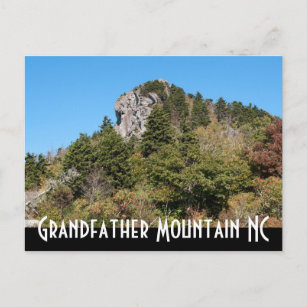 Grandfather Mountain NC Postcard