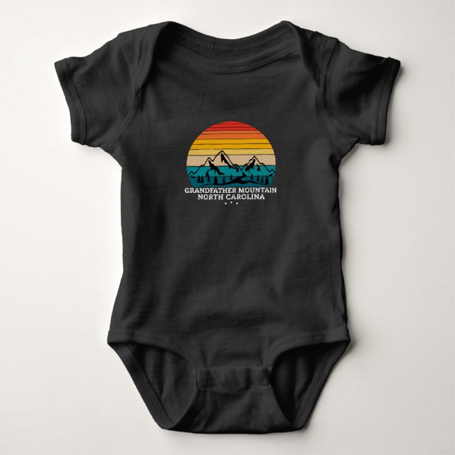 GRANDFATHER MOUNTAIN NORTH CAROLINA BABY BODYSUIT (Front)