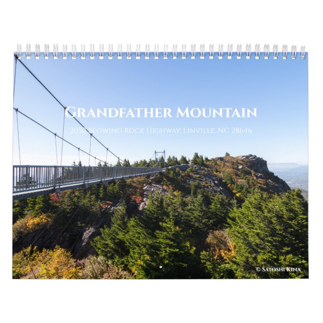 Grandfather Mountain Park Calendar (Cover)