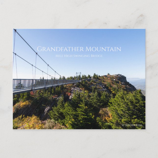 Grandfather Mountain Postcard (Front)