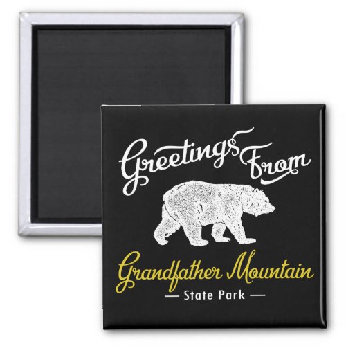 Grandfather Mountain State Park Bear Magnet
