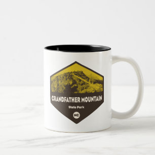 Grandfather Mountain State Park North Carolina Two-Tone Coffee Mug