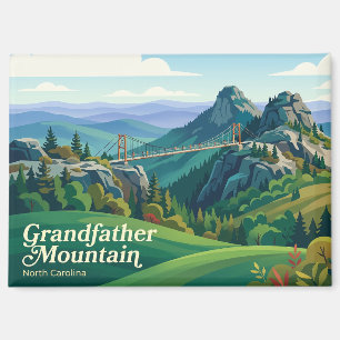 Grandfather Mountain USA Magnet