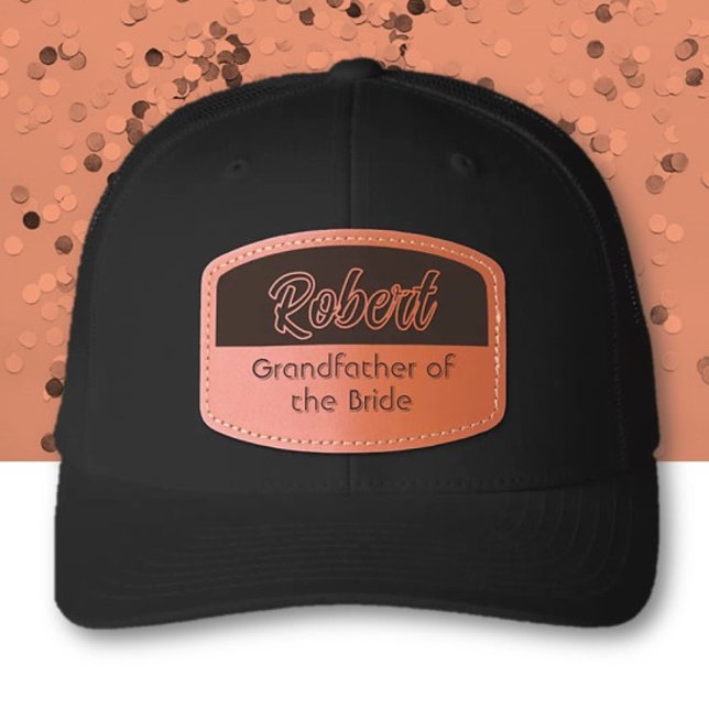 Grandfather of the Bride! Custom wedding party hat (Creator Uploaded)
