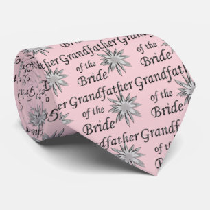 Grandfather of the Bride Pink Neck Tie
