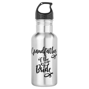 Grandfather of the Bride Stainless Steel Water Bottle