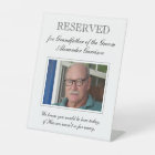 Grandfather of the Groom Memorial Photo Wedding