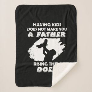 Grandfather Quotes   A Father Raising Them Does Sherpa Blanket