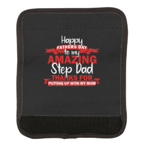 Grandfather Quotes Amazing Step Daddy Luggage Handle Wrap