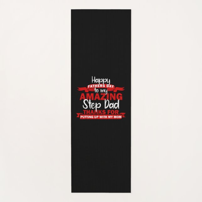 Grandfather Quotes | Amazing Step Daddy Yoga Mat (Front)