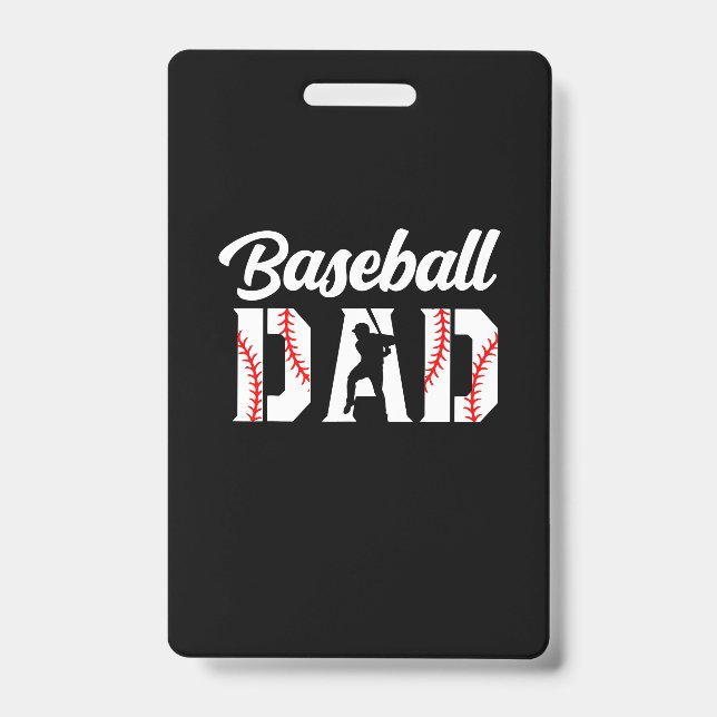 Grandfather Quotes | Baseball Dad Badge (Front)