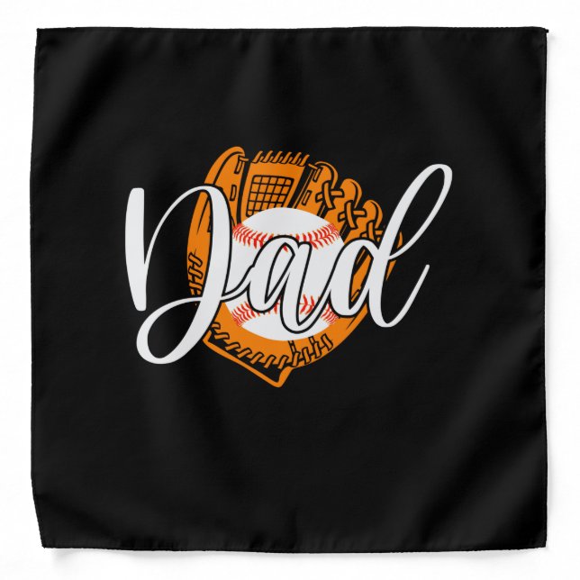 Grandfather Quotes | Baseball Dad Bandana (Front)