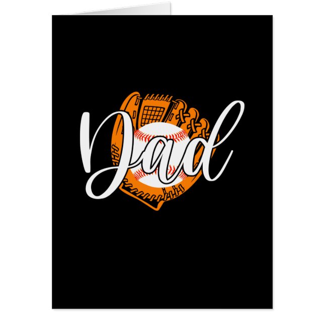 Grandfather Quotes | Baseball Dad Card (Front)