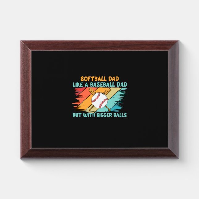 Grandfather Quotes | Baseball Dad Definition Award Plaque (Horizontal)