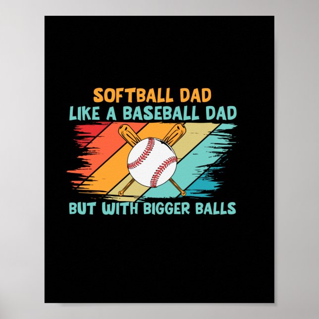 Grandfather Quotes | Baseball Dad Definition Poster (Front)