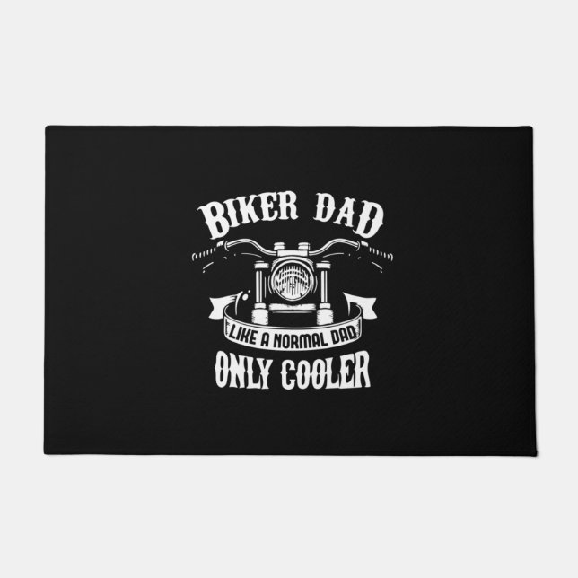 Grandfather Quotes | Best Biker Dad Doormat (Front)