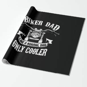 Grandfather Quotes   Best Biker Dad Wrapping Paper