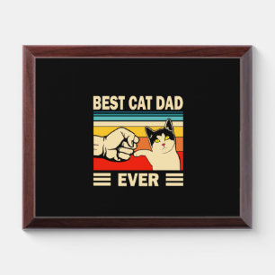 Grandfather Quotes Best Cat Dad Ever Award Plaque