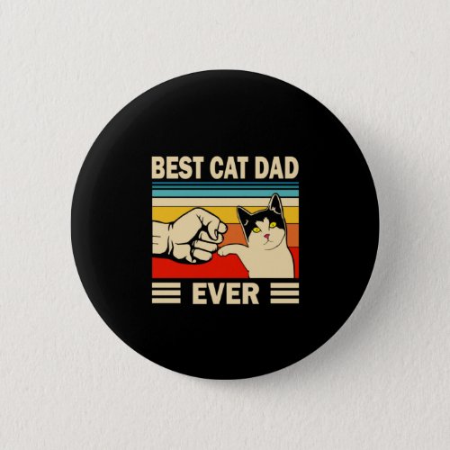 Grandfather Quotes  Best Cat Dad Ever Button