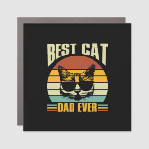 Grandfather Quotes Best Cat Dad Ever Car Magnet