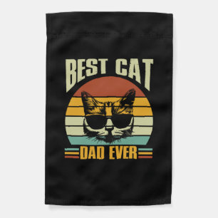 Grandfather Quotes   Best Cat Dad Ever Garden Flag