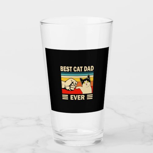 Grandfather Quotes  Best Cat Dad Ever Glass