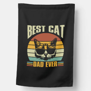 Grandfather Quotes Best Cat Dad Ever House Flag