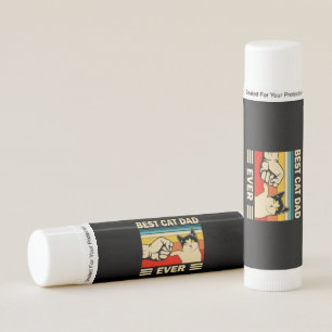Grandfather Quotes   Best Cat Dad Ever Lip Balm
