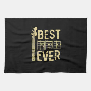 Grandfather Quotes   Best Dad Guitar Ever Kitchen Towel