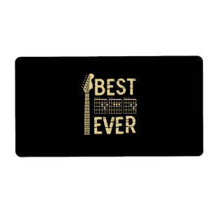 Grandfather Quotes   Best Dad Guitar Ever Label