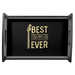 Grandfather Quotes Best Dad Guitar Ever Serving Tray