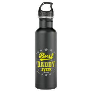 Grandfather Quotes   Best Daddy Ever Stainless Steel Water Bottle