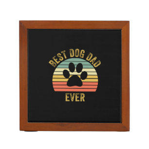 Grandfather Quotes Best Dog Dad Ever Desk Organizer