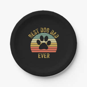 Grandfather Quotes Best Dog Dad Ever Paper Plates