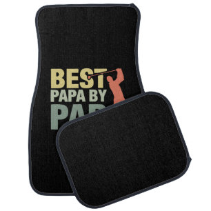 Grandfather Quotes Best Papa By Par Golf Car Floor Mat