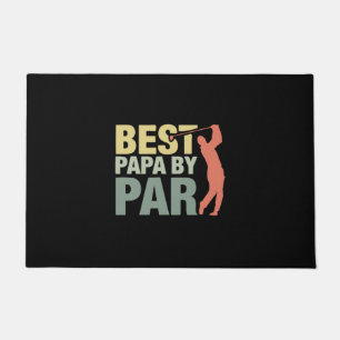 Grandfather Quotes Best Papa By Par Golf Doormat