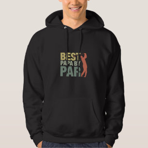 Grandfather Quotes Best Papa By Par Golf Hoodie
