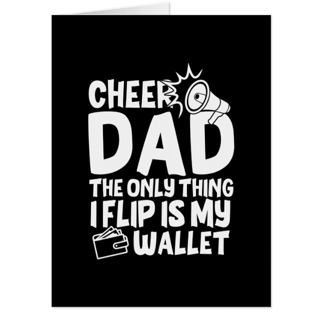 Grandfather Quotes | Cheer Dad The Only Thing Card (Front)