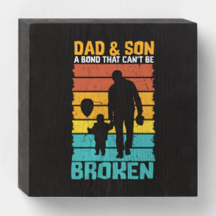 Grandfather Quotes Dad And Son Wooden Box Sign