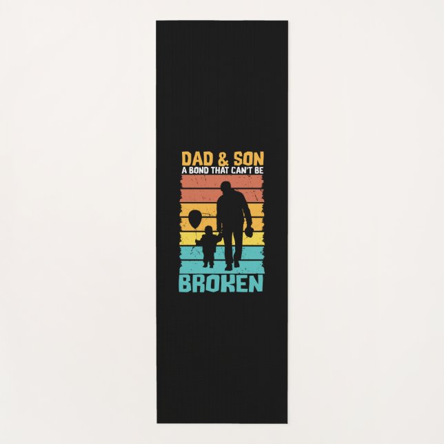 Grandfather Quotes | Dad And Son Yoga Mat (Front)