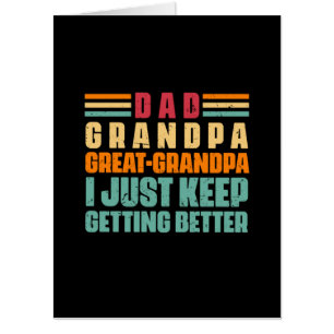 Grandfather Quotes   Dad Great Grandpa Card