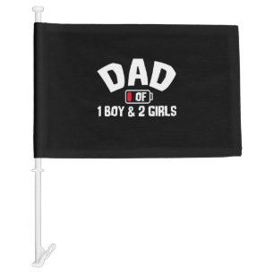 Grandfather Quotes   Dad Of One Boy Car Flag